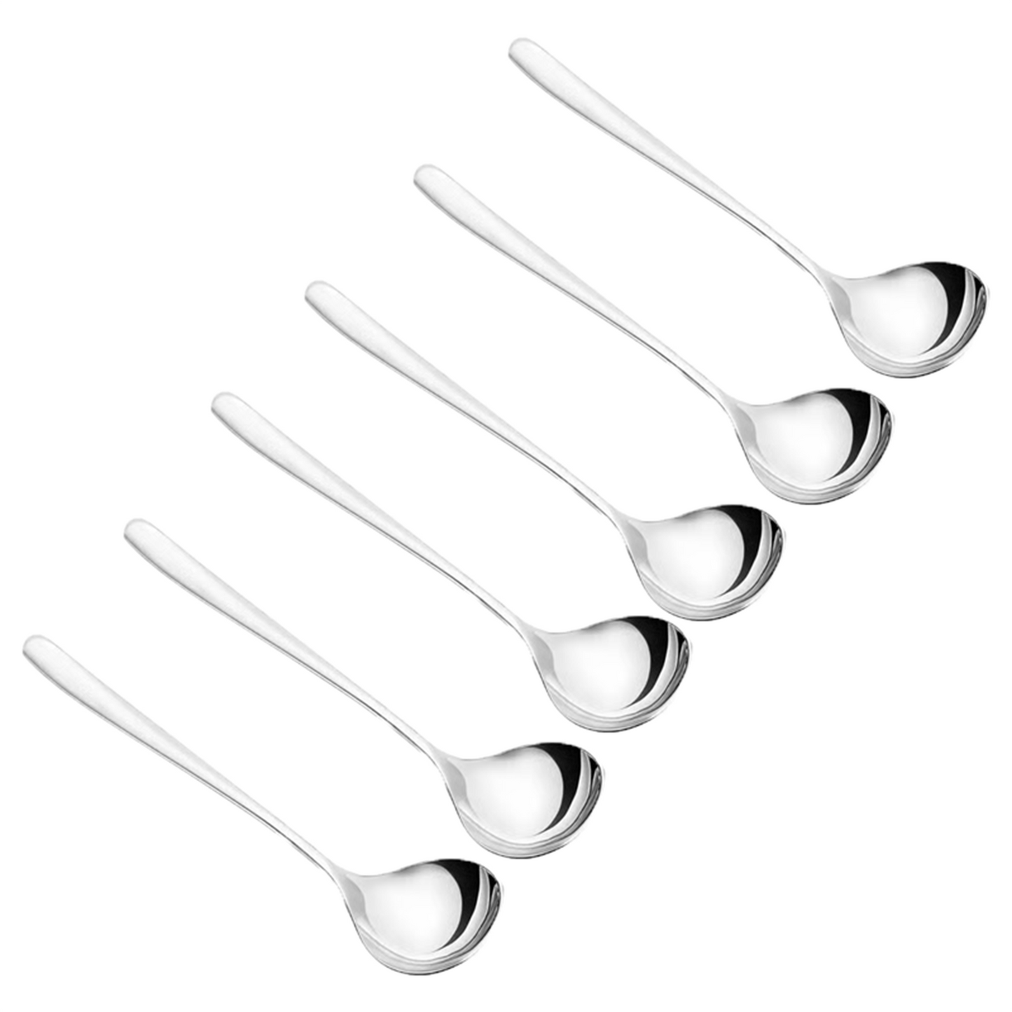 🍲 Stainless Steel Soup Spoon Set