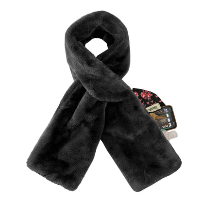 Black Friday Big Promotion Save 49%🔥Faux Fur Scarf With Hidden Zipper Pocket