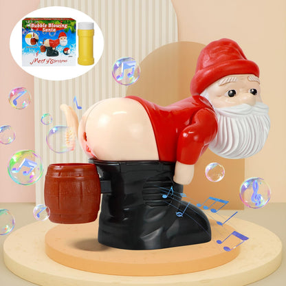 🎅Bubble Blowing Santa With Music & Flashing Lights🫧