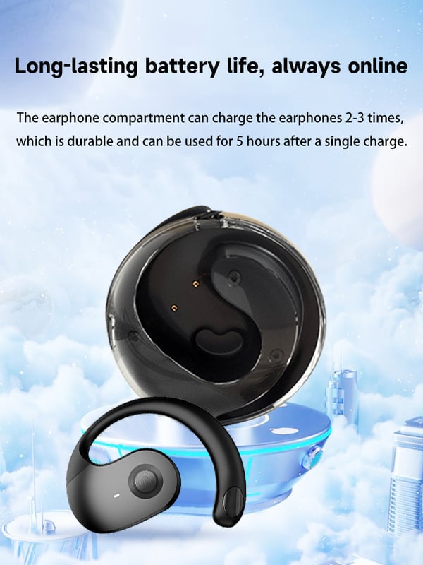 🏆 #1 Best Seller – AI-Powered Wireless Bluetooth 5.4 Earphones | Ultra-Clear Translation & Perfect iOS & Android Fit! 🎧🤖✨