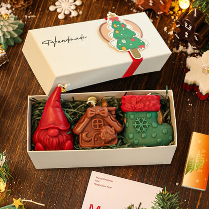 🎄🕯️Handmade Christmas Scented Candle Gift Set: A Festive Essential for Atmosphere & Gifting