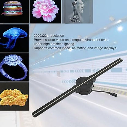 🏆Black Friday 60% OFF🎄3D Hologram LED Fan Projector-Free Shipping
