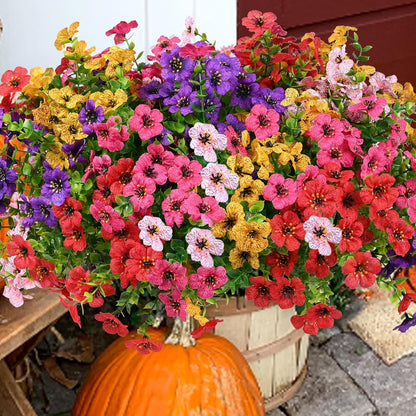 Upgraded High-grade  Material 🌱 Rainproof Lifelike Artificial Flowers With UV-Shield Coating