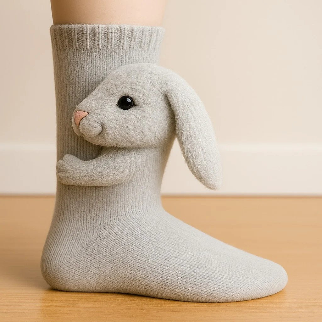 🎁 Last Day 50% OFF – Cozy 3D Knit Animal Socks, Cute & Comfy for You or a Lovely Gift 💝