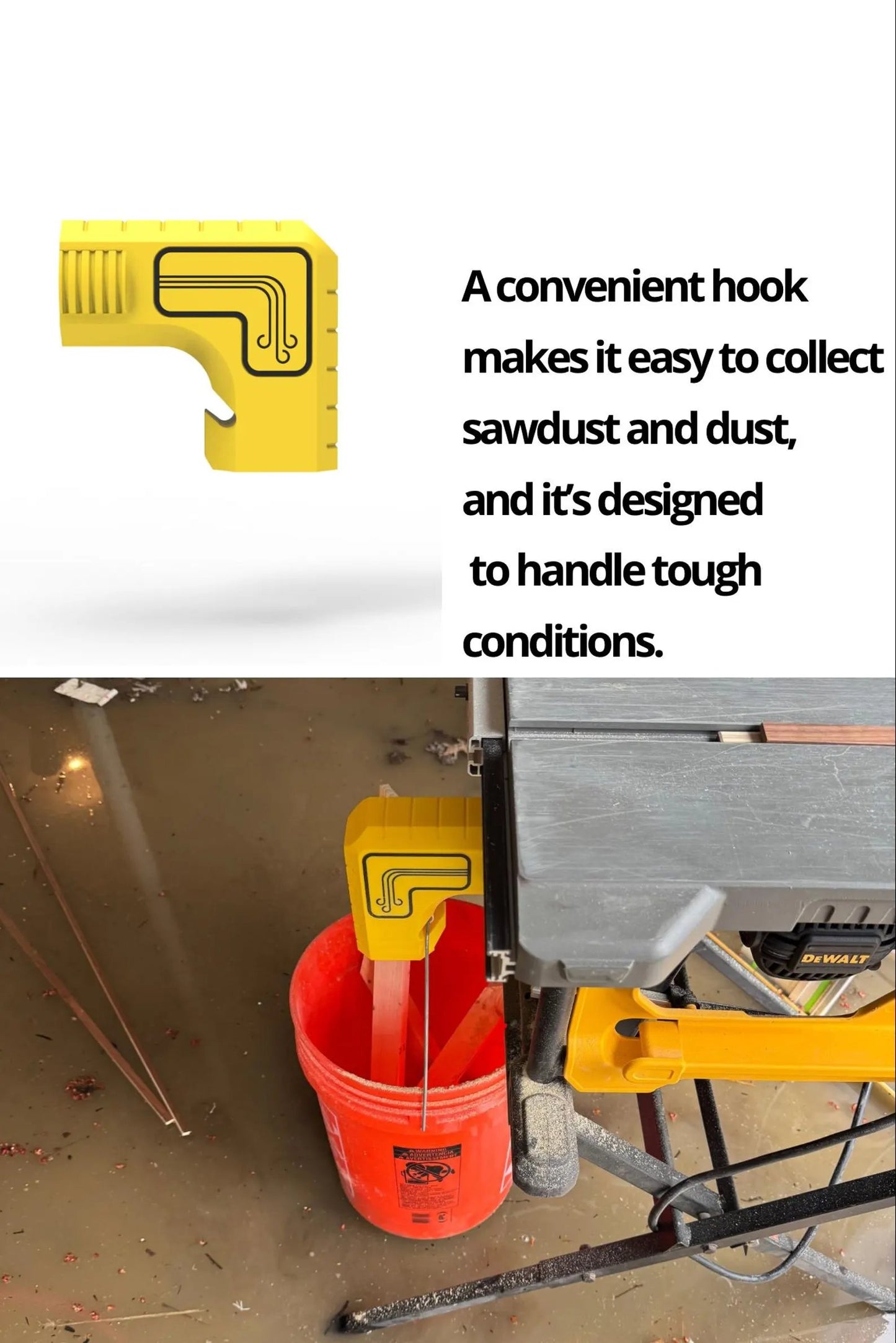 🔥Last Day 49% OFF - 🛠️Dust Extraction Adapter Compatible with DeWalt Table Saws