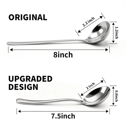 🍲 Stainless Steel Soup Spoon Set