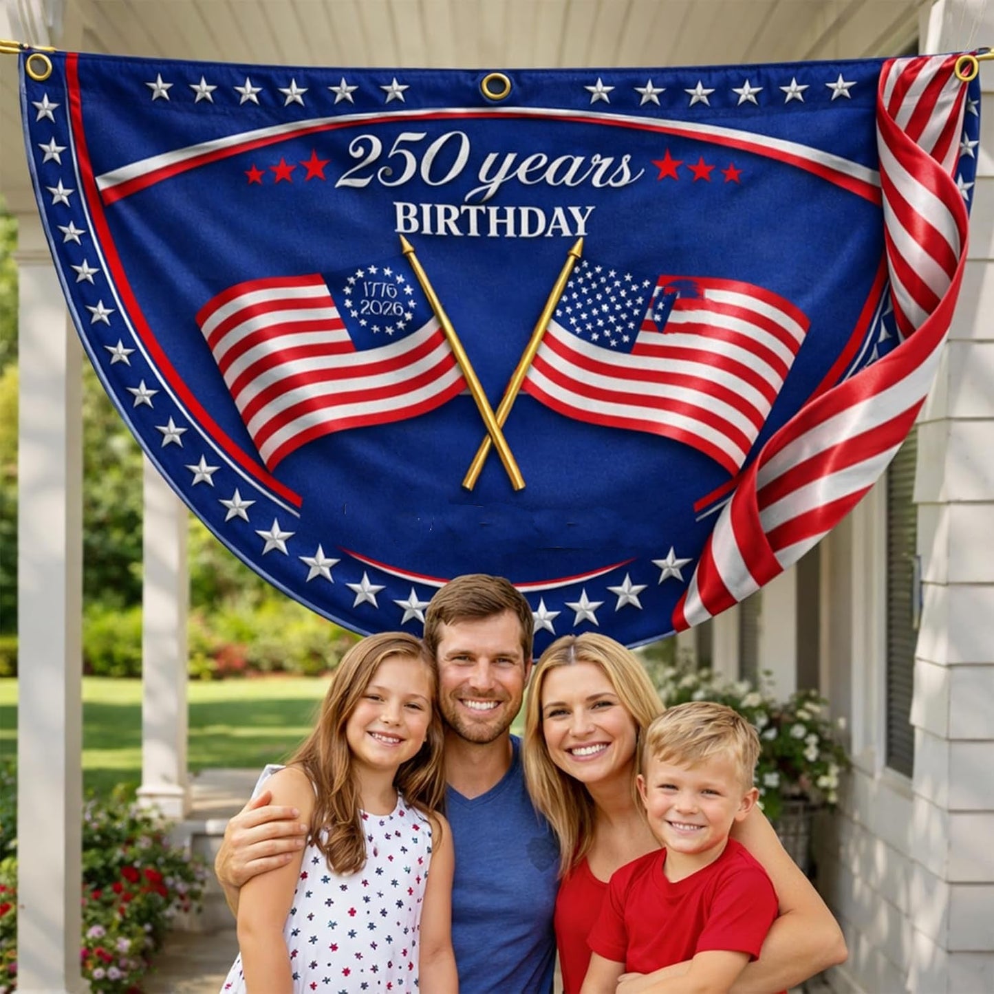 🎖️ Custom 250 Years of Freedom Flag | USA Patriotic Decor