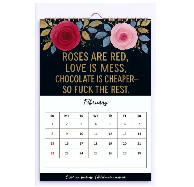 Fuck It Again – 2026 Calendar For Women Who’ve Had Enough