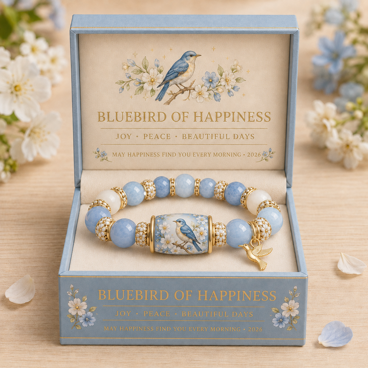 🏆Last Day Promo: 49% OFF - 🙏Bluebird Blessings Bracelet - 2026 Limited Edition