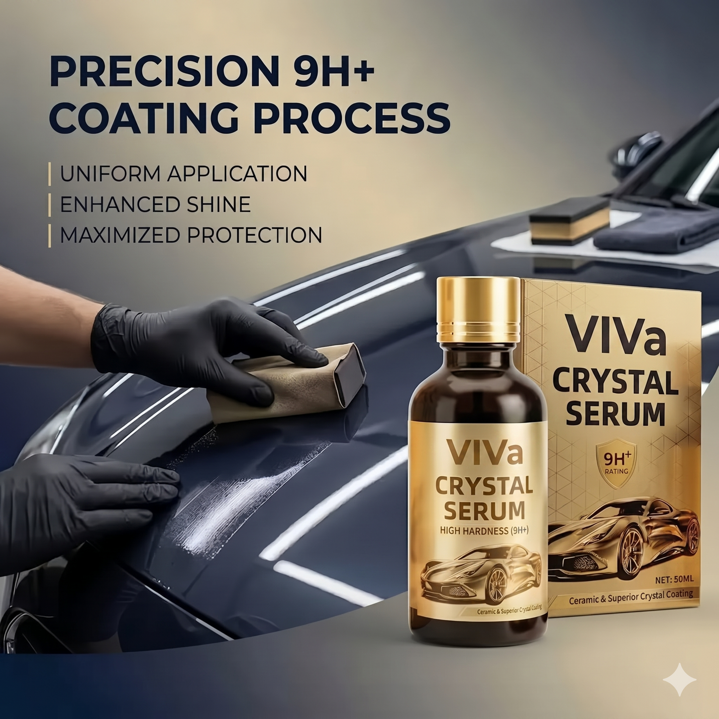 ⚡Hot Sales 49% OFF🔥Graphene Ceramic Coating for Cars – 9H Hardness, 10+ Years Protection, Hydrophobic & Scratch Resistant