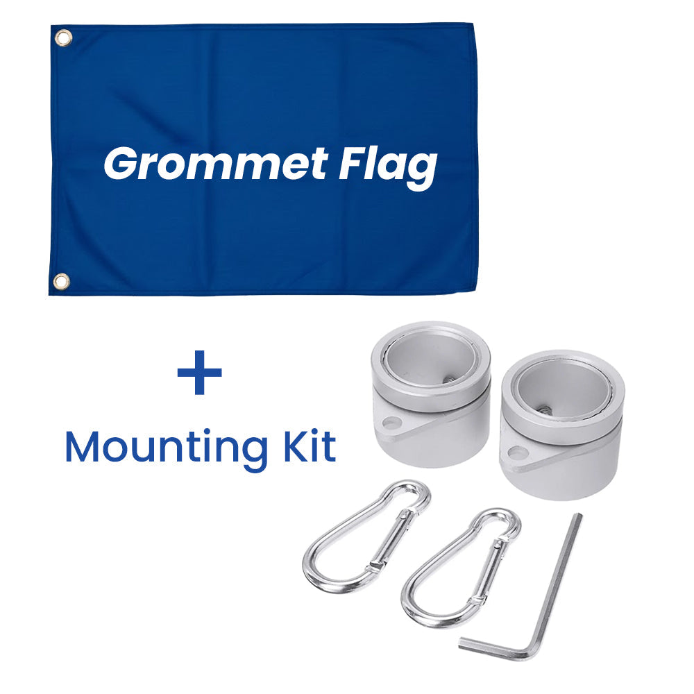 Police Thin Blue Line Flag, 250 Years of Freedom with Eagle Grommet Flag