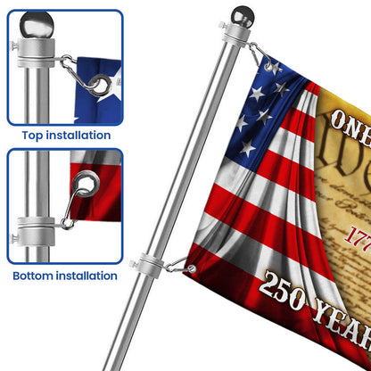 One Nation Under God, 250 Years Of Blessing American Grommet Flag
