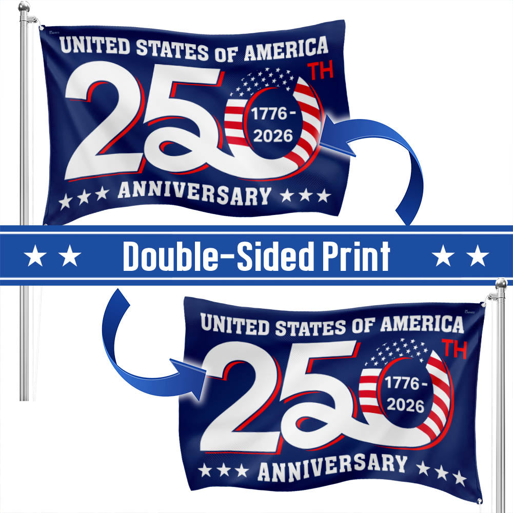 US 250th Anniversary 1776-2026 Grommet Flag 🏴󠁵󠁳󠁡󠁿 Special Offer Today 🔥