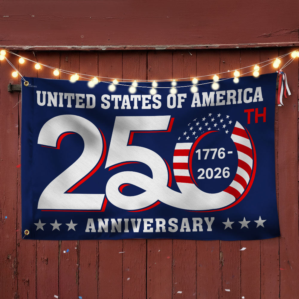 US 250th Anniversary 1776-2026 Grommet Flag 🏴󠁵󠁳󠁡󠁿 Special Offer Today 🔥