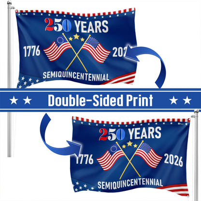Flagwix American Flag - America 250th Anniversary Semiquincentennial Grommet Flag