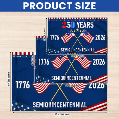 Flagwix American Flag - America 250th Anniversary Semiquincentennial Grommet Flag
