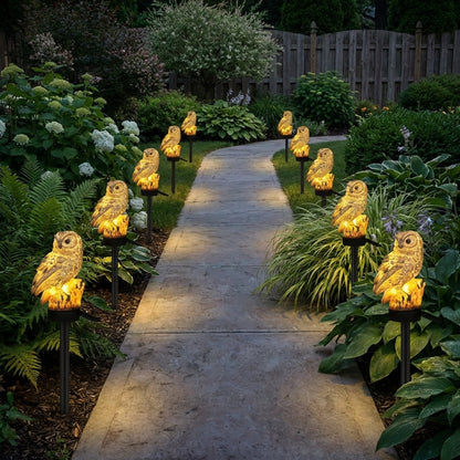 🦉 Mother's Day Sale — Buy More Save More! Solar Owl Garden Light | Waterproof, Auto On/Off 🌙✨