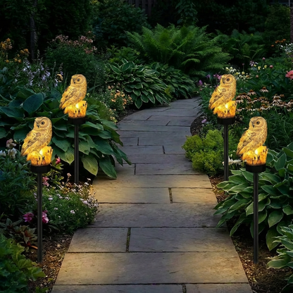 🦉 Mother's Day Sale — Buy More Save More! Solar Owl Garden Light | Waterproof, Auto On/Off 🌙✨