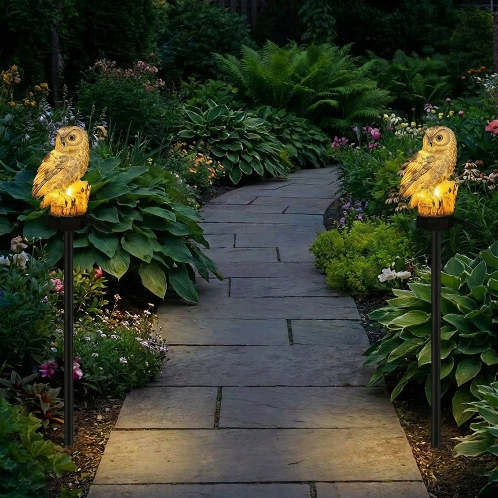 🦉 Mother's Day Sale — Buy More Save More! Solar Owl Garden Light | Waterproof, Auto On/Off 🌙✨