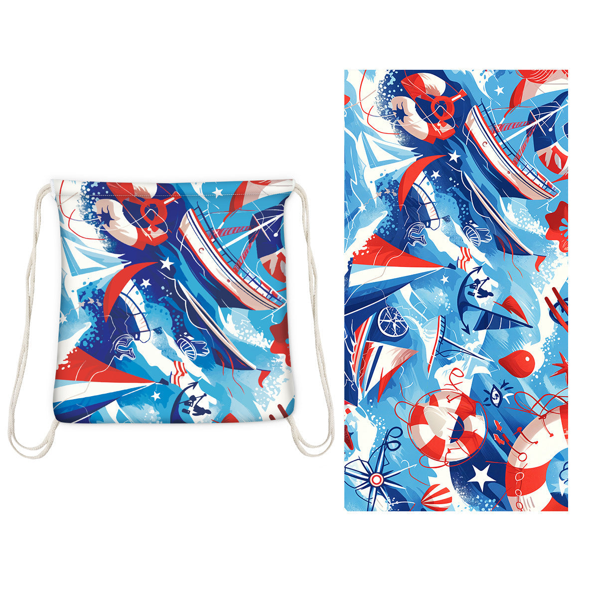 🔥Hot Sale 51% OFF🔥🏖️ 2-in-1 Organic Cotton Towel Bag
