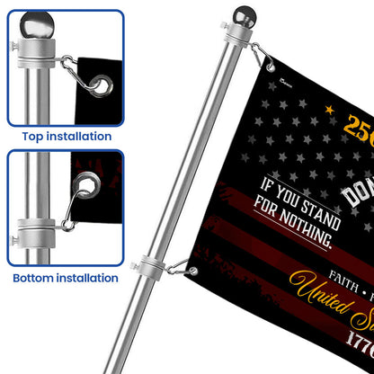 Flagwix USA 250th Anniversary Grommet Flag – Don’t Tread On Me Gadsden Flag Patriotic Design