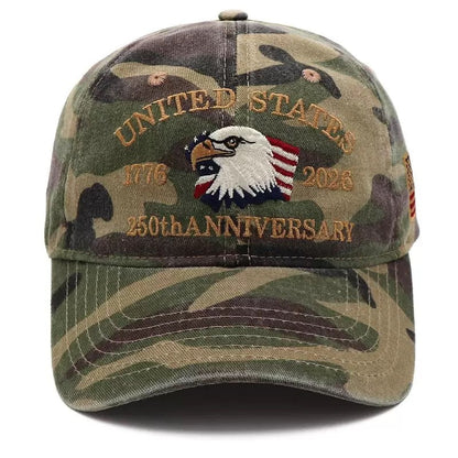 🔥🔥 USA 250th Anniversary Limited Edition Hat+ Free Commemorative Pin🦅 Limited Release🎆 Honor 250 Years of Freedom
