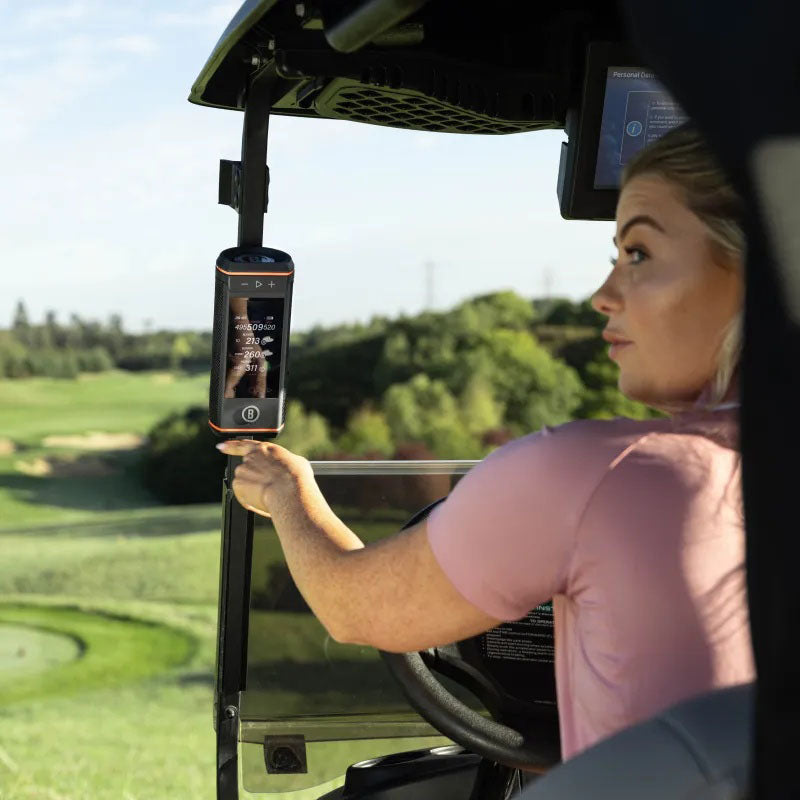 3.5" Color HD Touchscreen & 360° Premium Audio for Clear Visuals and Audible Distances⛳