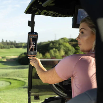 3.5" Color HD Touchscreen & 360° Premium Audio for Clear Visuals and Audible Distances⛳
