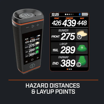 3.5" Color HD Touchscreen & 360° Premium Audio for Clear Visuals and Audible Distances⛳