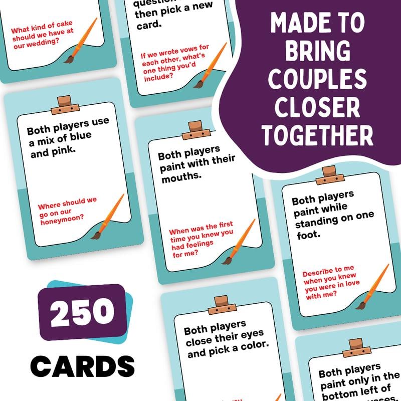 🔥LAST DAY 49% OFF - 🎨The Couples Painting Game❤️