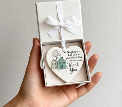 🎄Christmas Sales 49% OFF 💝"Thank You Neighbours" Heart - Shaped Ornament