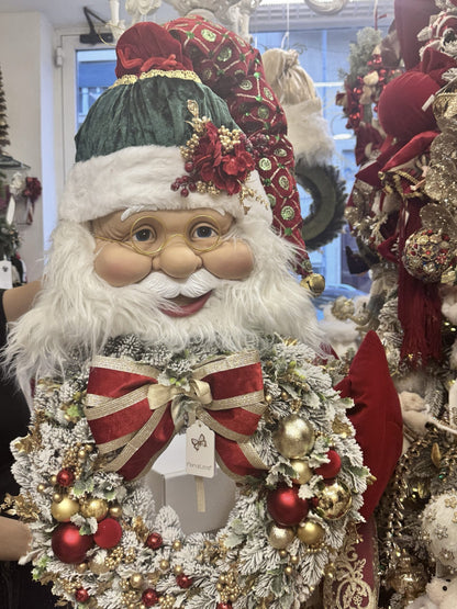 Santa Face Wreath