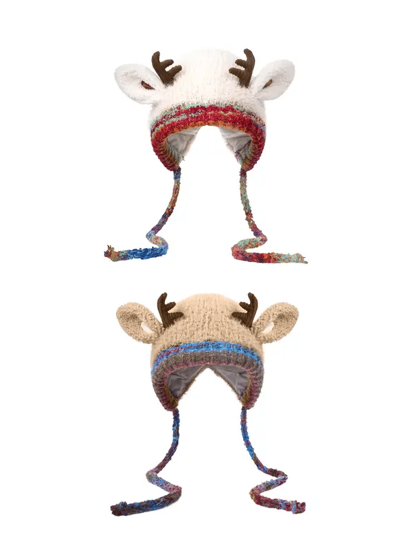 🎁The Best Christmas Gift🔥Original design Festive Christmas Antler Hat