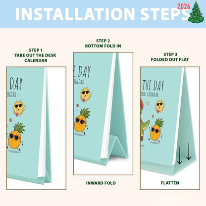 🔥Last Day 50% OFF✨2026 Punny Motivational Desk Calendar📅