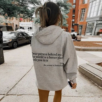 🔥LAST WEEK SALE 49% OFF✨'Dear Person Behind Me' Sweatshirt🥳