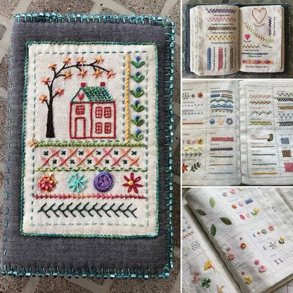🔥LAST DAY SALE 60% OFF 🌈Beginner-Friendly💕 Embroidery Stitch Book
