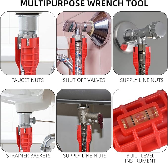 🔥Last Day 49% OFF🔧14-IN-1 Multi-Functional Sink Wrench