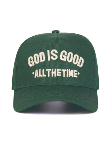 🔥Last Day 55% OFF - GOD IS GOOD ALL THE TIME Embroidered Trucker Hat