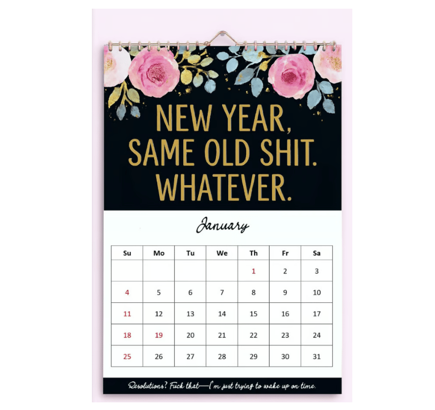 Fuck It Again – 2026 Calendar For Women Who’ve Had Enough