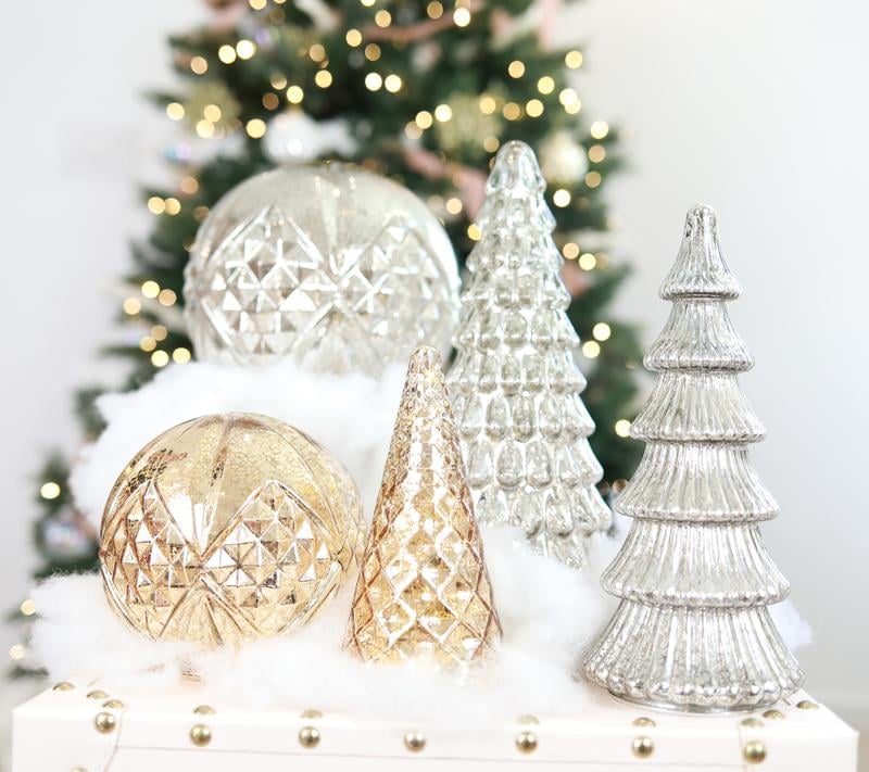 BFF Collection Set of 5 Illuminated Trees