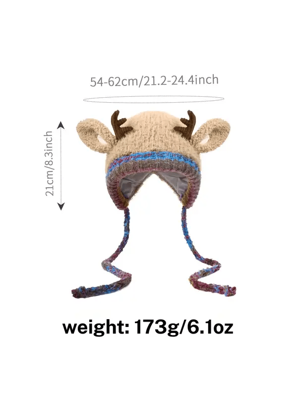 🎁The Best Christmas Gift🔥Original design Festive Christmas Antler Hat