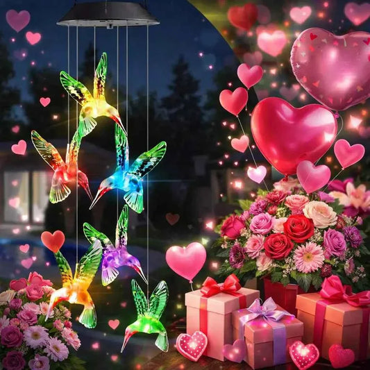 🌞 Solar Hanging Wind Chime Light | Patio & Porch Decoration