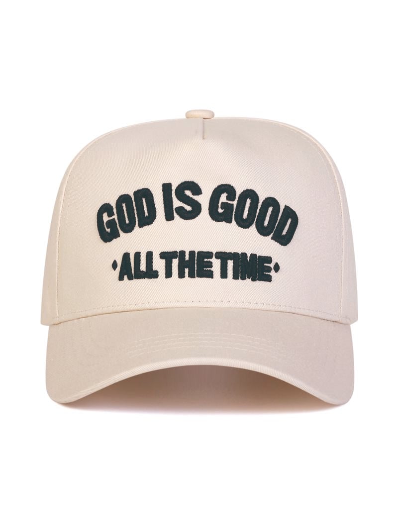 🔥Last Day 55% OFF - GOD IS GOOD ALL THE TIME Embroidered Trucker Hat