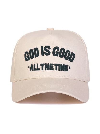 🔥Last Day 55% OFF - GOD IS GOOD ALL THE TIME Embroidered Trucker Hat