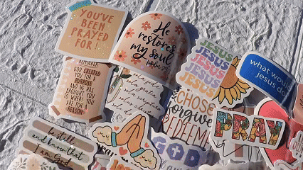 ✝️ Faith That Sticks – 300 PCS Inspirational Christian Bible Verse Stickers