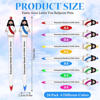 ✝️Mini Jesus Figures Pen Bible Verse Ballpoint Pen