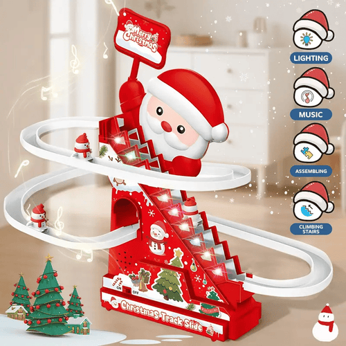 🔥Last Day 49% OFF -🎅Santa Electric Slide Climbing Toys for Automatic Stairs🛷