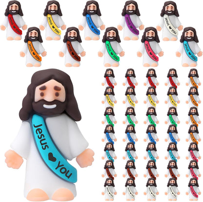 Last Day Only $7.99 (10 PCS)🔥Original Design Mini Jesus Figures - Jesus Loves You💖