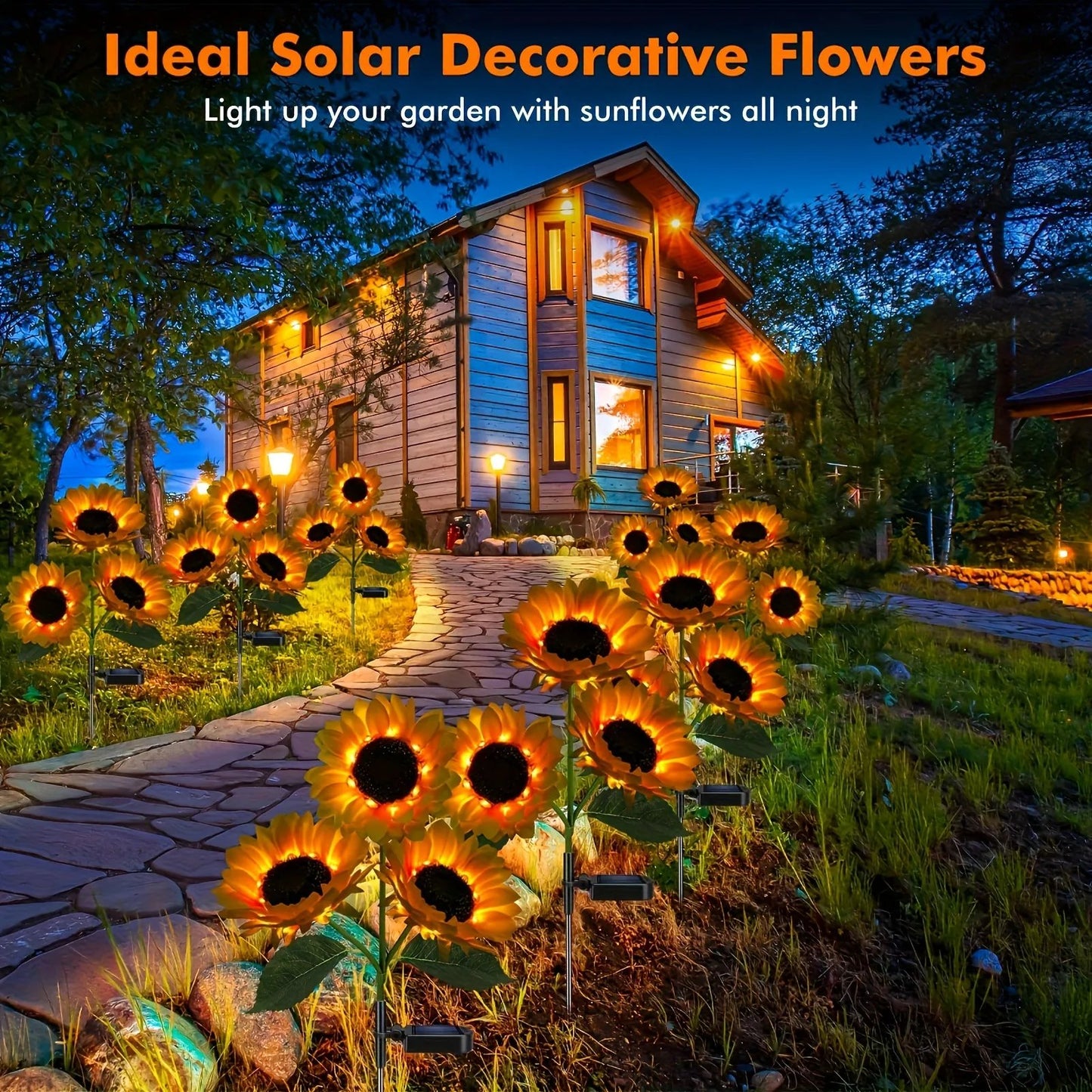 🌻Sunflower Solar Lights Outdoor Decor