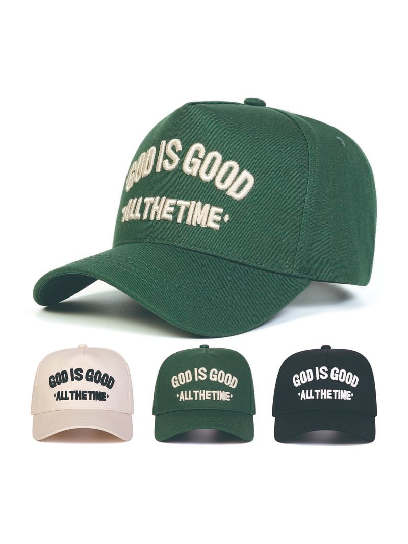 🔥Last Day 55% OFF - GOD IS GOOD ALL THE TIME Embroidered Trucker Hat